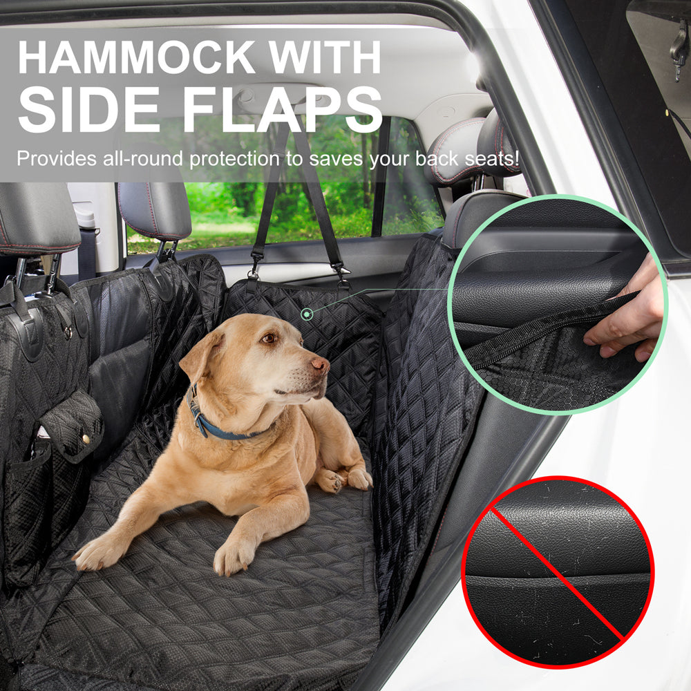 PETSWOL Waterproof Dog Seat Cover For Back Seat_3